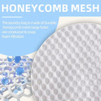 Mesh Laundry Bags, Mesh Wash Bags, Durable Mesh Structure with Strong Zipper, Suitable for Underwear, Delicate Clothes, Pants, Shoes, Socks Washing (Honey mesh, Large 20 * 24in*3pcs)