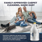Carpet Encapsulation Cleaner 5821 - Rug Shampoo for Upholstery, Rugs, & Wool - Fast Drying, Nature Conscious Cleaning - Professional Grade Carpet Solution - 1 Gallon Jug