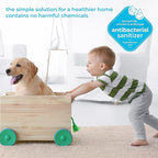 BRIOTECH Sanitizer Disinfectant Hypochlorous, Kill 99.99% of Viruses & Bacteria, Control Mold, Eliminate Odor, Gentle for Nursery & Play Rooms, Food Contact Surface Sanitizer, 1 Gallon Refill (4 Pack)