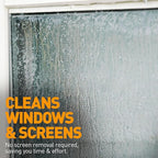 Wet & Forget Window & Screen Cleaner – Outdoor Window Cleaner Spray & Hose Attachment; No Scrubbing, Superior Scrub-Free Shine for Windows & Screens; 48oz (Pack of 2)