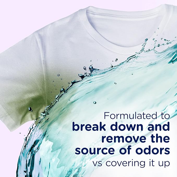 Downy RINSE & REFRESH Laundry Odor Remover and Fabric Softener, Fresh Lavender, 48 fl oz, Safe on ALL Fabrics, Gentle on Skin, HE Compatible