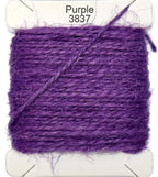 Jute Twine 15m Long Twine String for Crafts Gift Wrapping Packing Gardening Crochet Knitting Macrame Decor (Purple)