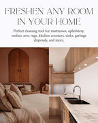 Home "Noir Luxe" Carpet Deodorizer Powder For Home, Upholstery, Pet Urine,Dog Bed/Cat Litter Box– Eliminates Odors Naturally, Pet-Friendly- Black Plum, Sea Salt, and Ozone