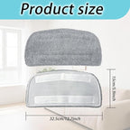 (4 Pack) Steam Mop Pads Compatible with GorFanty GF-6610B/GF-6610, Neugo NE033/NE033M & Mxnsewr, Washable Microfiber Steam Mop Replacement Pads for Multi-Surface Cleaning