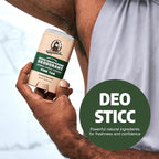 Dr. Squatch Natural Deodorant for Men - Odor-Squatching Aluminum Free - Pine Tar & Birchwood Breeze (2.65 oz, 2-Pack)