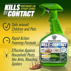 Green Guard Pest Control Spray - Indoor & Outdoor Killer of Ants, Roaches, Spiders & Other Crawling Insects, Safe Around Children & Pets, Plant-Based, Pleasant Scent (Citro Force, 16oz)
