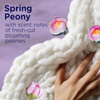 Downy Blends 2-in-1 Soft & Fresh Laundry Scent Booster Beads, Spring Peony Scent, 24.5 OZ, Laundry Softness and Scent Booster