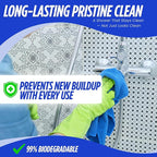 Oh Yuk Deep Shower Cleaner Spray – 24 fl oz | Removes Soap Scum & Hard Water Buildup | Streak-Free Shine for Showers, Tile & Glass | Vegan, Formulated & Made in the USA