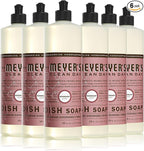 MRS. MEYER'S CLEAN DAY Liquid Dish Soap, Rosemary Scent, 16 ounce (Pack of 6)