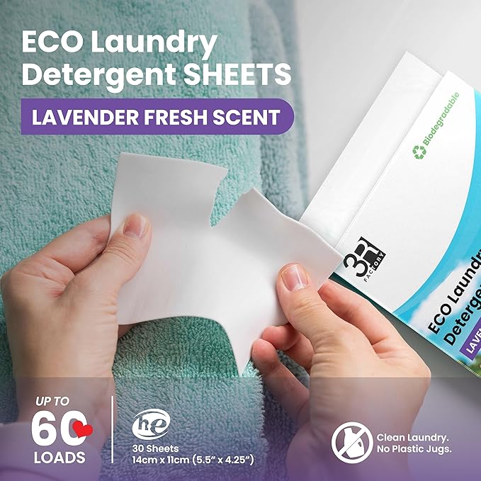 Dryer Sheets Lavender Scent Dryer Sheet, (HE) Laundry Detergent Sheets