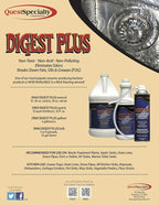 Quest Specialty DIGEST PLUS Foaming Drain Cleaner and Odor Eliminator, 1 count