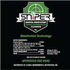 SNiPER Hospital Disinfectant, Odor Eliminator & All-Purpose Cleaner, Set of 4 Ounce Spray, 16 Ounce Spray, and 1 Gallon Bottle