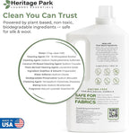 Heritage Park Silk & Wool All-Natural Lavender Mist Scent, pH-Neutral Laundry Detergent - Enzyme-Free, Concentrated Up to 128 loads (64 fl oz)