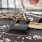 The Bad Axe: World Axe Throwing League Premium Competition Throwing Axe with Throwing Hatchet Nylon Sheath and Hickory Wooden Handle