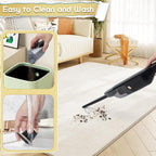 Handheld Vacuum Cordless, High Power Suction, USB Quick Charge, Car Vacuum Cleaner with Storage Dock, HEPA Filter, Lightweight Rechargeable Dust Buster with Crevice Tool & Pet Brush Hand Vac for Home