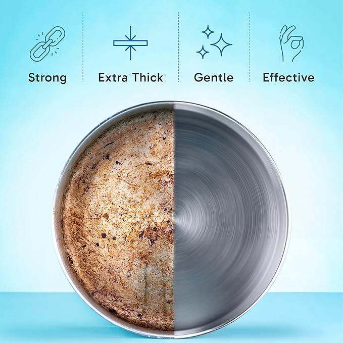 (25 Pack) Extra Durable Eraser Sponge – Extra Thick, Long Lasting Magic Melamine Cleaning Sponges in Bulk – Foam Pads for Walls, Kitchen, Bathroom, Floor & Baseboard Cleaner