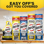 Easy-Off Professional Oven & Grill Cleaner, Removes Tough Burnt on Food and Grease, Lemon Scent, 24 Oz Can