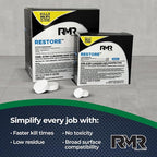 RMR Solutions RESTORE Disinfectant & Cleaner Concentrate, EPA Registered Mold Remover & Antibacterial Cleaning Solution for Kitchen, Bathroom, Floor, Home, Pet Areas, Counter, 13.1g, Makes 48 Gallons