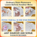 Magical Fiber Stain Remover- Use as Spot Remover- No Dry Cleaning Food, Grease, Coffee Off Laundry, Tea, Fabric, Pet Stains, Stain Remover Sponge Clothes, Carpet, Sofa, Mattress & Upholstery (2 Pack)