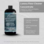Lapew Frosted Forest Scented Mop Soap - Luxury Floor Cleaner Concentrate for Mopping Tile, Laminate, Vinyl & Hardwood | Streak-Free, Low-Foam | 36 oz