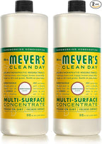 MRS. MEYER'S CLEAN DAY Multi-Surface Cleaner Concentrate, Use to Clean Floors, Tile, Counters, Honeysuckle, 32 Fl. Oz - Pack of 2