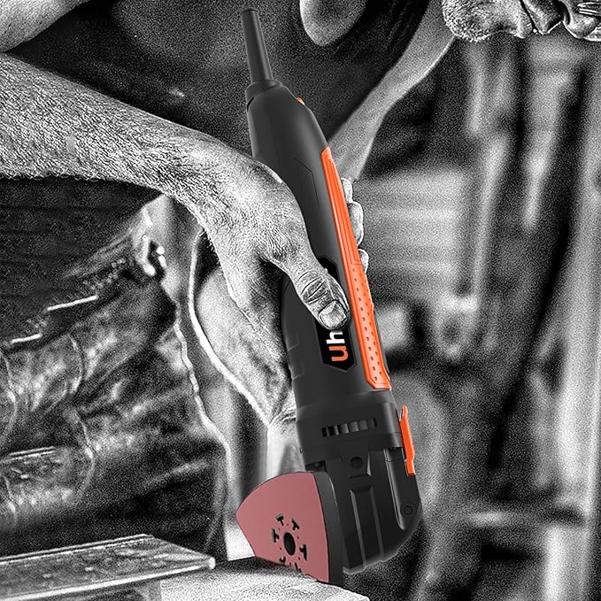 6-Speed Oscillating Multi-Tool with 23pc Kit & Storage Case | Quick-Change Blades for Wood/Metal/PVC | Includes Sanding Disc, Scraper, 15 Sandpapers ﻿