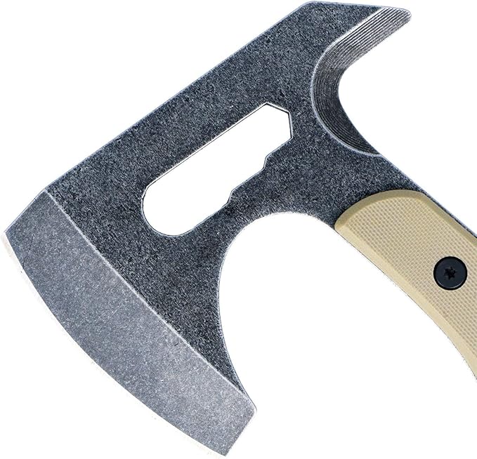 ASR Tactical Full Tang Axe with Pry Bar Handle Blade - Gray