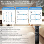 Smart Window Cleaning Robot With Dual Water Spray,3800pa Suction, Multiple Anti - Fall Protection,AI Path Planning,App & Remote Control,Ideal Window Washer Robot For High-Rise Windows And Glass Doors