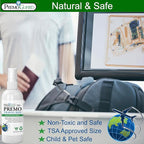 Premo Guard Travel Bed Bug, Mite & Lice Spray 3 oz - TSA Carryon Approved - Natural Stain & Odor Free - Public Transportation, Accommodations & Luggage - Chid & Pet Safe (3 Pack)