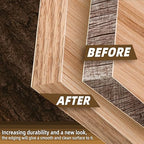 GSCIT Club Red Oak Edge Banding, 1/2 inch x 250ft roll of Veneer Plywood Edge Banding Preglued Flexible, Wood Tape Banding for Cabinet Repair