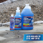 Unger Professional Streak-Free EasyGlide Glass Cleaner Concentrate, 32 oz – Ammonia-Free, Makes 25 Gallons of Solution , Safe for Tinted Windows, LOW-E Glass, Windshields & Mirrors