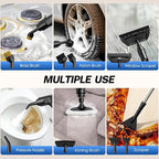 ODSD Steam Cleaner for Home & Car, 3-Level Adjustable Steamer for Cleaning, 15s Heat-Up & 1.6L Large Tank, Handheld Steam Cleaner for Car Detailing, Home, Tile, Grout, Furniture with 15pcs Accessories