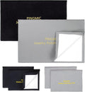 PINGMIC 6 Jewelry Cleaning Cloth, Professional Silver Polishing Cloth for Jewelry Sterling Silver Gold Platinum Copper Diamond, Multi-Layer polishing Cloths (11'' x 14'' * 2 Pcs, 4'' x 8'' *4 Pcs)