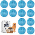Pet Hair Remover for Laundry - 12Pcs Spring-Coil Nylon Balls – Proven 99% Hair Removal, Reusable Lint Catcher for Washer/Dryer – Dog Cat Fur Remover