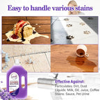84.53 FL OZ/ 2.5 L Lavender Scent Floor Cleaning Solution Compatible with Tineco，No Residue & Long-lasting Fragrance, Floor Cleaner Refill for All Robot Vacuums & Cordless Floor Washers/Mop Vacuums