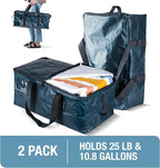 CleverMade Under Bed Storage Bag - Collapsible Storage for Shoes and Clothes Easy Use - Heavy Duty Utility Bag Home