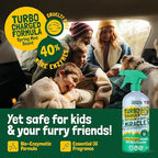 Sunny & Honey Carpet Cleaner Spray - 32 Fl Oz, Spring Mint - 40% More Enzymes & Carpet Stain Remover - Pet Urine Enzyme Cleaner & Floor Deodorizer - Pet & Kid Safe Rug Cleaner