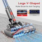 Cordless Vacuum Cleaner for Home - Powerful, 35Kpa Stick Vacuums Lightweight with Detachable Battery Display, Max 45Mins Runtime, 8 in 1 Handheld Vacuum for Hardfloor & Carpets Pet Hair, Y5