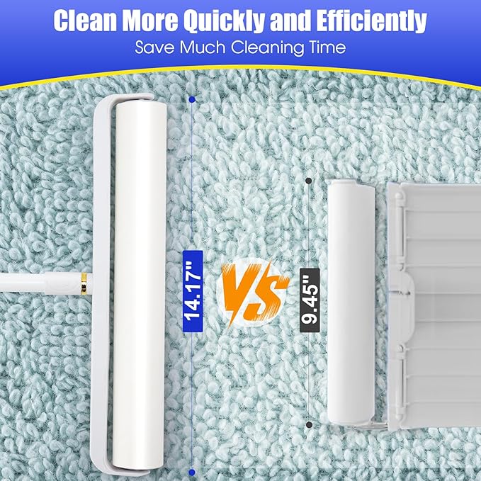 COBETE Large Extra Sticky Lint Roller Refills Pack of 5, 450 Sheets Replacement for Cobete Brand Large Lint Rollers