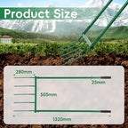 Broad Fork, Broad Fork for Gardening Heavy Duty 20" Wide, 55" Tall – Heavy-Duty Hand Tiller for Digging, Cultivating & Aerating Clay Soil. Ergonomic U-Shaped Design for Comfortable Gardening & Farming