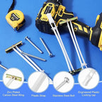 20 Pcs Drywall Anchor with Included Bolts for 1/4”-20, Heavy Duty Hollow Drywall Anchors for TV Mounting Kit, Strong Hollow Wall Anchors Holds up to 270lbs Each in 1/2” Drywall, 20 Packs