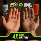 Grip Clean Heavy-Duty Hand Cleaner for Mechanics with Nail Brush - Moisturizing Coconut Oil Hand Cleaner Liquid Hand Soap with Stiff Bristle Nail Brush, Lime Scent – 8 Fl Oz Squeeze Bottle + Brush