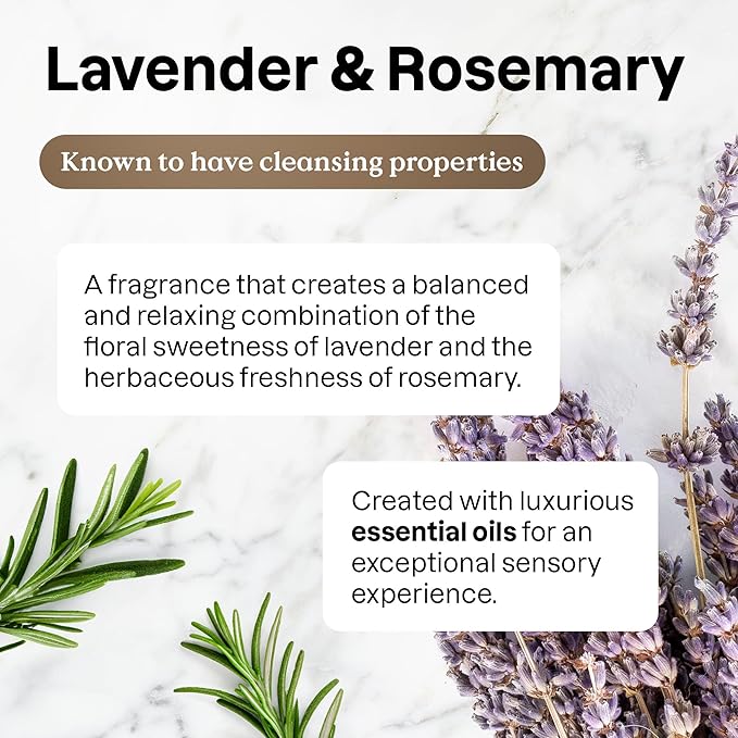 ATTITUDE Dish Soap, EWG Verified, Plant and Mineral-Based Ingredients, Vegan and Cruelty-free Household Products, Lavender and Rosemary, 67.6 Fl Oz