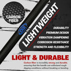 CKG Carbon Metal Detecting Shovel Digging Tool with Double Serrated Blade – Lightweight Digger Garden Root Cutter, Spade Professional Metal Detector Accessories, Single