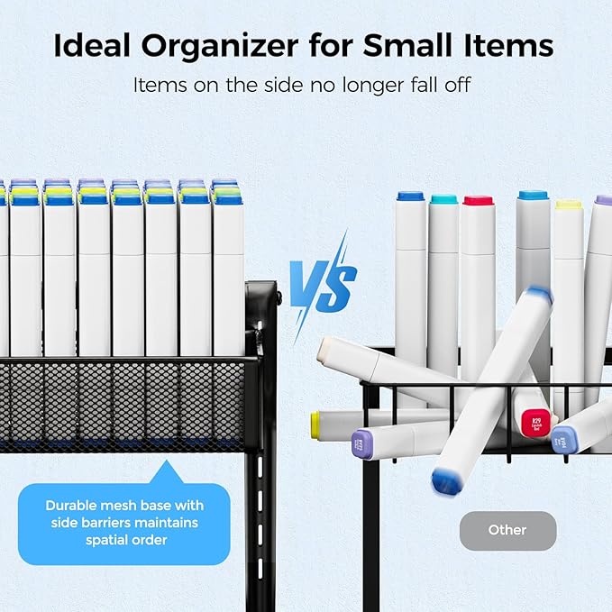 2 Pack Under Sink Organizer, Adjustable Height Under Sink Organizers and Storage, Smooth & Silent Sliding Out Metal Drawer for Kitchen Bathroom Pantry Cabinet Closet (Black)