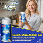 Wild Tornado Sink and Drain Cleaner, Pipeline Dredging Agent, Pipe dredging agent, Powerful Sink & Toilet Clog Remover, Powerful Version Cleaning for Kitchen & Bathroom Cleaning, 1PCS (Lavender)