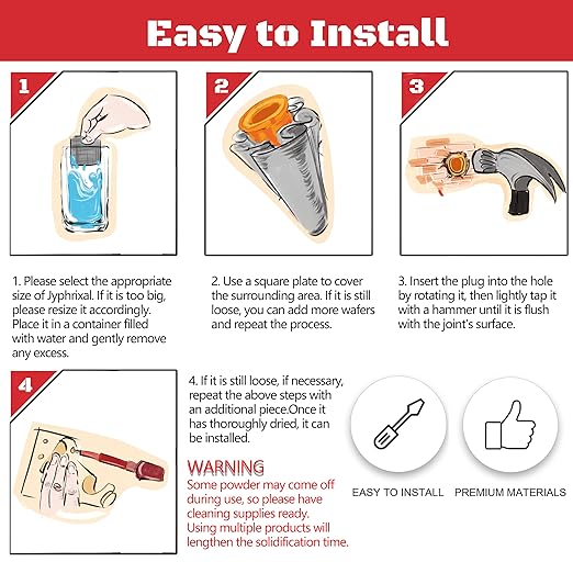 Drywall Anchor Repair Kit,Loose Wall Anchor Fix Patches,Ideal for Drywall and Masonry,Only Wet Can Fix Wall Hole Fast,20 Patches with Anchors and Screws Included.