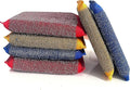 Steel Wool Scrub Sponges – Non-Scratch Microfiber Kitchen Scrubbers for Pots, Pans, and Household Cleaning – Heavy-Duty, Reusable Sponges (Blue)