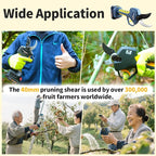 Electric Pruning Shears 40mm Compatible with Makita 18V Battery, Cordless Pruners for Gardening Heavy Duty Professional Electric Branch Cutter Tree Scissor 0.8''-1.6'' Adjustable Cutting(Only Body)