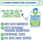 Quick Shine Plant Based Pet Floor Cleaner 27 oz, 2Pk | Ready to Use, Removes Dirt, Streak Free, No Rinse | Hardwood, Laminate, Luxury Vinyl Plank LVT, & Tile | Safer for Kids, Pets & Our Environment